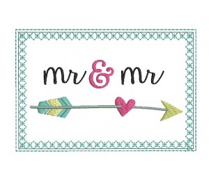 ITH - Postkarte Mr. & Mr. Pfeil